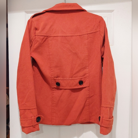 Dollhouse orange peacoat jacket - Picture 6 of 6